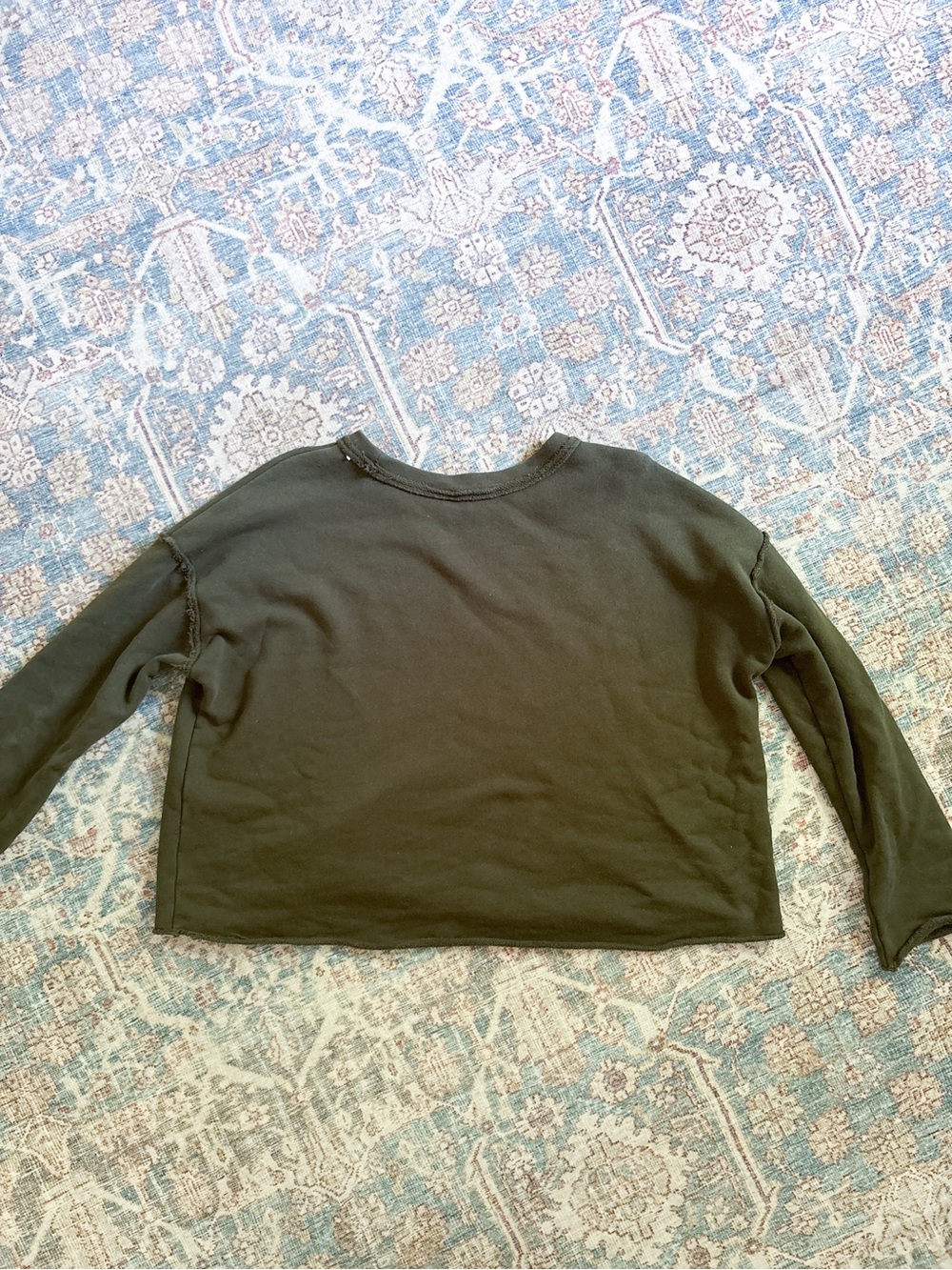 Eileen Fisher organic cotton French terry box top - size xsmall - Picture 7 of 10